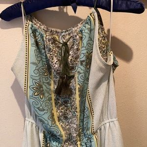 Miami floral maxi dress